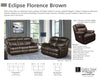 ECLIPSE - FLORENCE BROWN Power Recliner