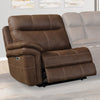 MASON - DARK KAHLUA Power Left Arm Facing Recliner