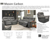 MASON - CARBON Power Sofa