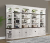PROVENCE 6pc Open Bookcase Library Wall