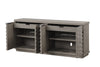 PURE MODERN 63 in. Angled Door TV Console
