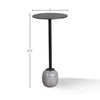 CROSSINGS SERENGETI Accent Table (made of Iron & Marble)